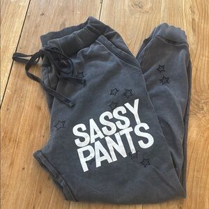 Sassy Pants Star Jogger. Size L. Z Supply.